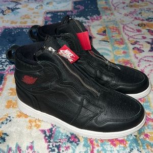 Black and Red Jordan 1 highs